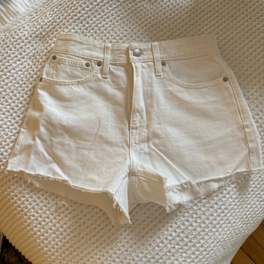 NWOT Madewell Relaxed Denim Jean Shorts Size 26